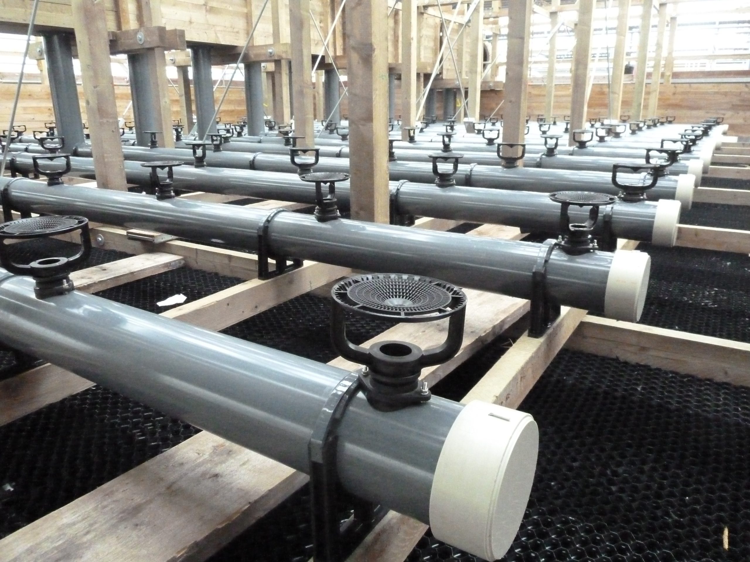 Cooling tower distribution components