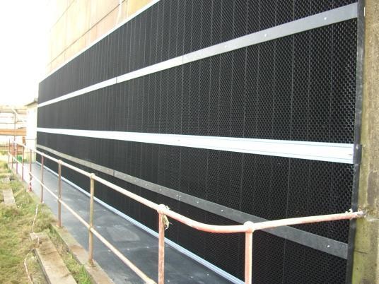 Air inlet louvres